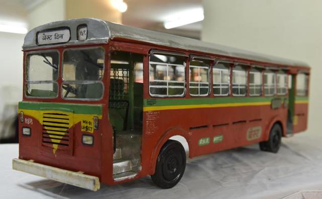 A model of the BEST bus as it exists currently. (ANSHUMAN POYREKAR) 