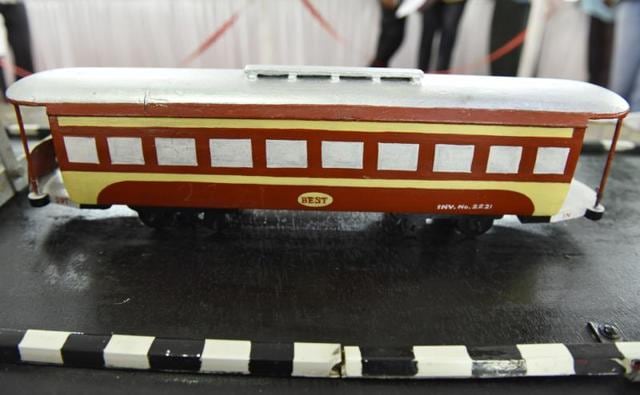 A single-decker electric tram  from 1907. (ANSHUMAN POYREKAR) 