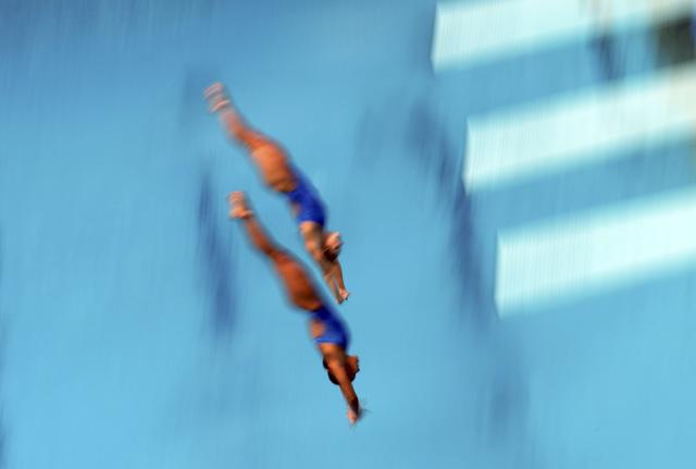 Hosts Brazil had Juliana Veloso and Tammy Takagi in action in the sport. (Kai Pfaf/REUTERS)
