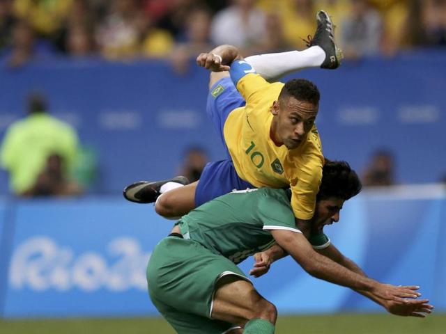 Neymar once again failed to inspire Brazil as they were held 0-0 by Iraq. (REUTERS) Neymar once again failed to inspire Brazil as they were held 0-0 by Iraq. (REUTERS)