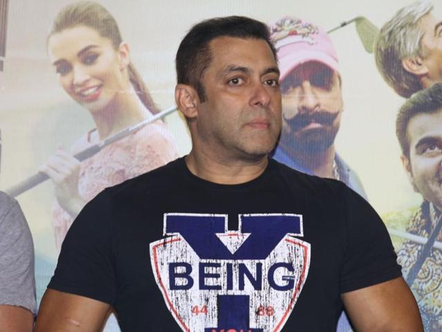 Salman Khan during the trailer launch of film Freaky Ali, in Mumbai on August 7, 2016. (IANS) Salman Khan during the trailer launch of film Freaky Ali, in Mumbai on August 7, 2016. (IANS)