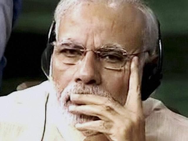 During his maiden visit to Telangana, Narendra Modi made it clear that caste discrimination will not be allowed. (PTI) During his maiden visit to Telangana, Narendra Modi made it clear that caste discrimination will not be allowed. (PTI)