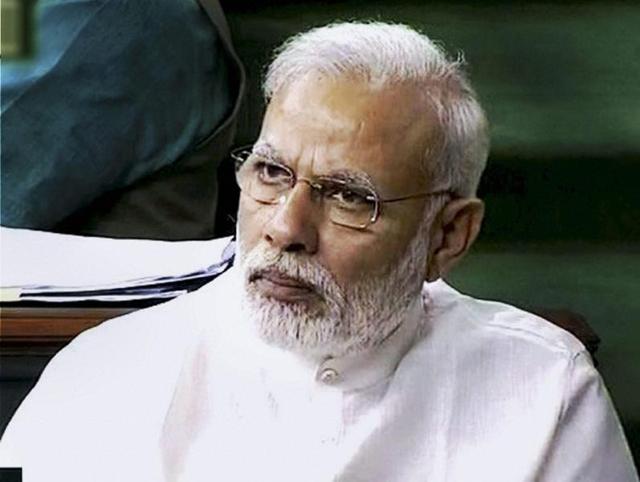 File photo of Prime Minister Narendra Modi in the Lok Sabha. The PM is expected to speak on the GST bill when it comes up for passage in the Lower House on August 8, 2016. (PTI) File photo of Prime Minister Narendra Modi in the Lok Sabha. The PM is expected to speak on the GST bill when it comes up for passage in the Lower House on August 8, 2016. (PTI)