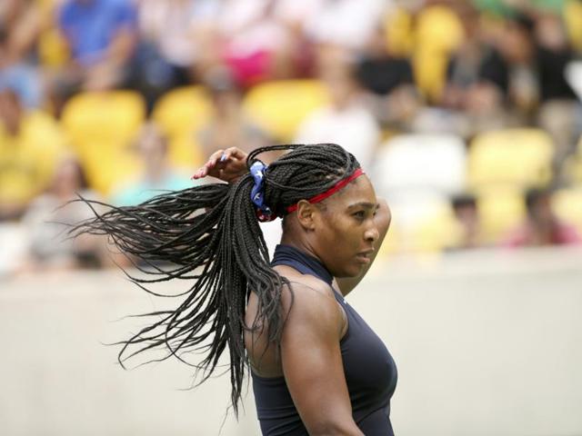 Serena has four Olympics gold against her name, three of them coming in the women’s doubles with her elder sister Venus Williams. Venus lost in the singles first round on Saturday, a 4-6, 6-3, 7-6 (7-5) defeat to Belgium’s Kirsten Flipkens. (Kevin Lamarque/REUTERS)