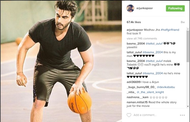 Arjun Kapoor at a practise session. (Instagram/Arjun Kapoor )