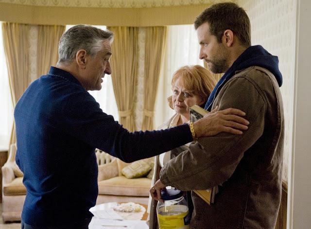 Robert De Niro with Bradley Cooper in a still from Silver Linings Playbook.