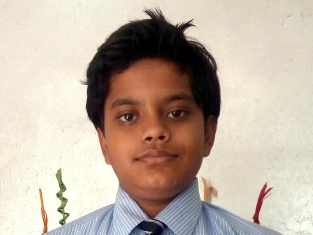 Devansh Jain studies at Vidhyakunj International School.(HT photo)