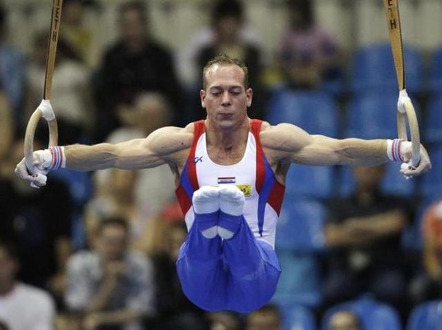Yuri Van Gelder had sealed a place in Rio in the finals of the men’s rings event. (Reuters) Yuri Van Gelder had sealed a place in Rio in the finals of the men’s rings event. (Reuters)