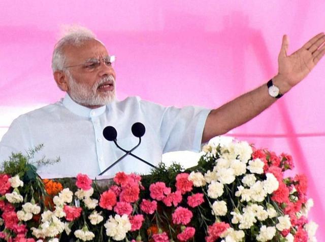 Narendra Modi is set to become the first PM to visit the birth place of freedom fighter Chandra Shekhar Azad at Bhabhra in Madhya Pradesh’s Alirajpur district. (PTI File Photo) Narendra Modi is set to become the first PM to visit the birth place of freedom fighter Chandra Shekhar Azad at Bhabhra in Madhya Pradesh’s Alirajpur district. (PTI File Photo)