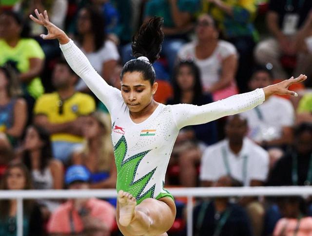 Dipa Karmakar will only be allowed to speak to her parents on her birthday to ensure she does not lose focus ahead of her vault final on August 14.(PTI)