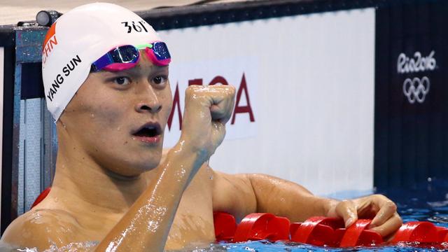 Sun Yang (CHN) of China. (REUTERS) Sun Yang (CHN) of China. (REUTERS)