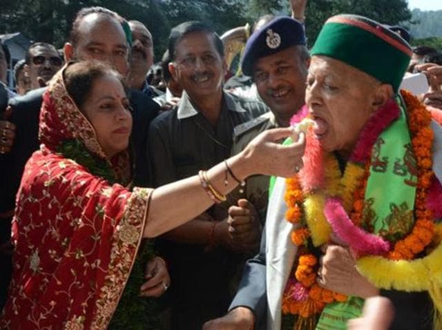 The Enforcement Directorate (ED) on Tuesday questioned Himachal Pradesh chief minister Virbhadra Singh’s wife Pratibha in connection with an alleged money laundering case. (Santosh Rawat/ HT File Photo) The Enforcement Directorate (ED) on Tuesday questioned Himachal Pradesh chief minister Virbhadra Singh’s wife Pratibha in connection with an alleged money laundering case. (Santosh Rawat/ HT File Photo)
