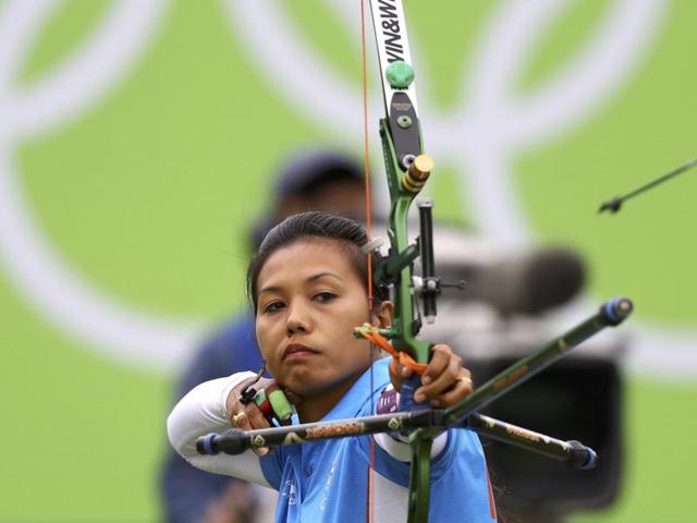 Playing in her third Olympics, the 31-year-old from Manipur dished out a dominating show in the round of 16 elimination. (REUTERS) Playing in her third Olympics, the 31-year-old from Manipur dished out a dominating show in the round of 16 elimination. (REUTERS)