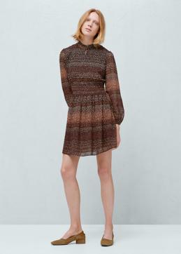 Flared dress with billowy sleeves – a hot trend. (Mango) Flared dress with billowy sleeves – a hot trend. (Mango)