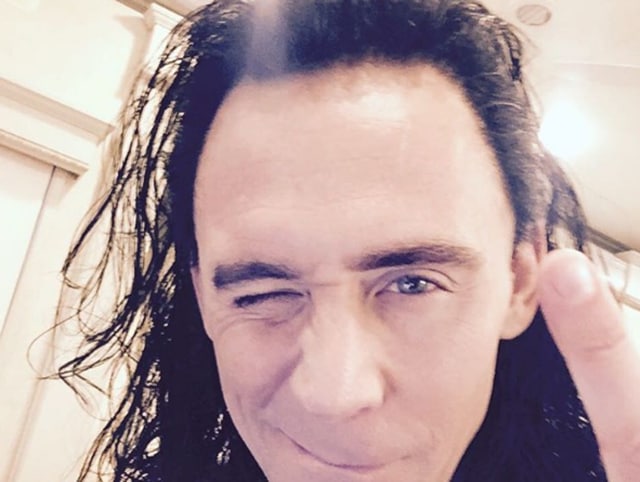 “He’s back!” Hiddleston captioned the picture.