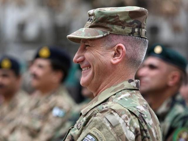 File phhoto of US Army Gen John Nicholson, the commander of US forces in Afghanistan. (Reuters) File phhoto of US Army Gen John Nicholson, the commander of US forces in Afghanistan. (Reuters)