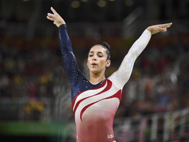 Aly Raisman competes on the beam during the women's team final. (Reuters) Aly Raisman competes on the beam during the women's team final. (Reuters)