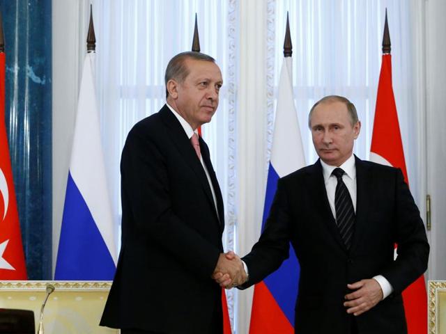 That Recep Tayyip Erdogan’s first overseas visit after the failed coup on July 15 was to St Petersburg throws light on Turkey’s deteriorating ties with the West(REUTERS)