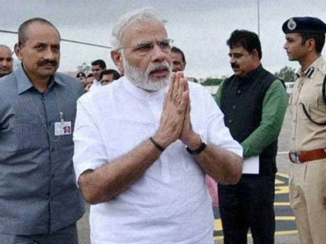 Prime Minister Narendra Modi called out to Kashmiris to shun the violence that has brought life to a standstill over the past month.(PTI Photo)