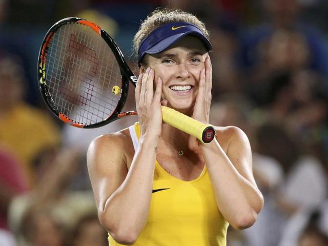 Elina Svitolina can’t believe she dumped world No 1 and 22-time Grand Slam winner Serena out of the Rio Olympics. (REUTERS Photo) Elina Svitolina can’t believe she dumped world No 1 and 22-time Grand Slam winner Serena out of the Rio Olympics. (REUTERS Photo)