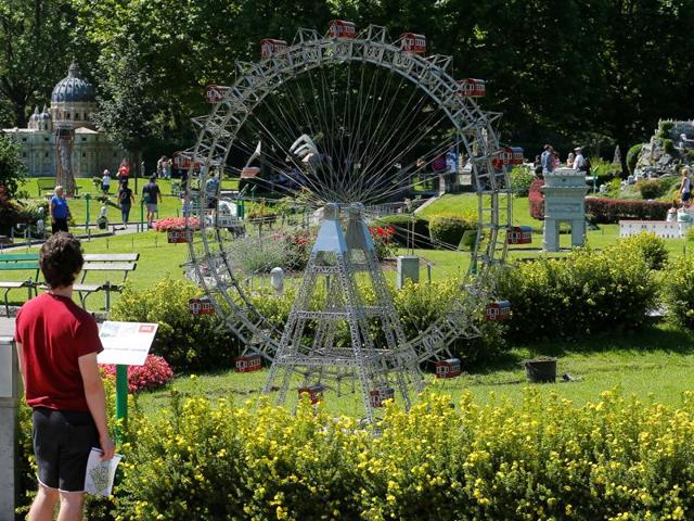 The park is quite old and first opened in 1958. A man looks at a model of the Vienna Giant Ferris Wheel. (REUTERS) The park is quite old and first opened in 1958. A man looks at a model of the Vienna Giant Ferris Wheel. (REUTERS)