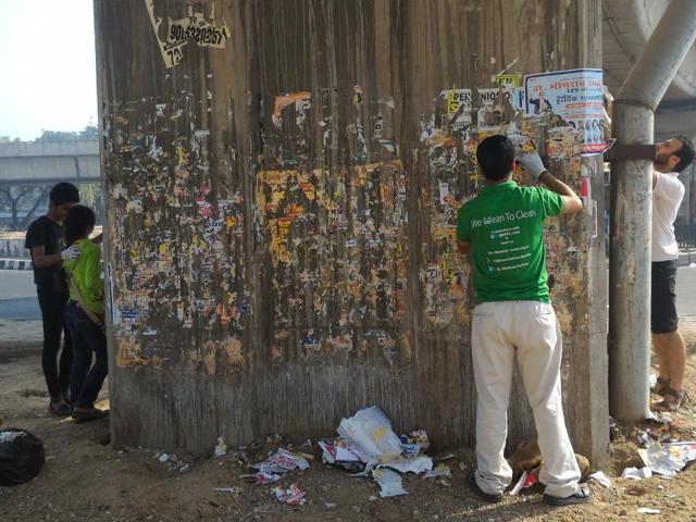 Volunteers from We Mean to Clean have taken it upon themselves to clean spaces that are ignored by civic bodies.