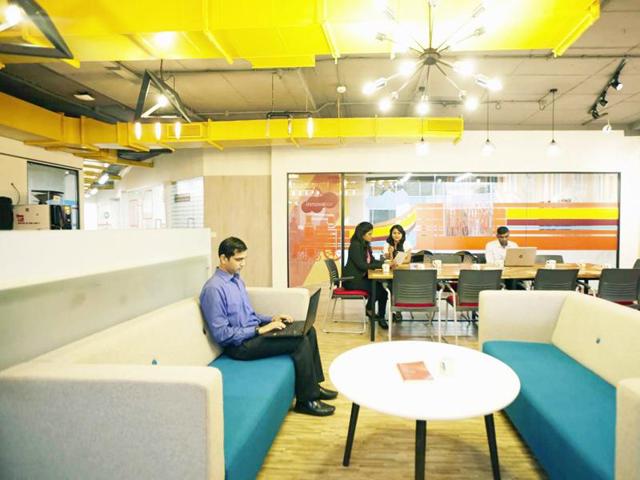 The interiors of Awfis in Lower Parel are vibrant (Photo: Awfis) The interiors of Awfis in Lower Parel are vibrant (Photo: Awfis)