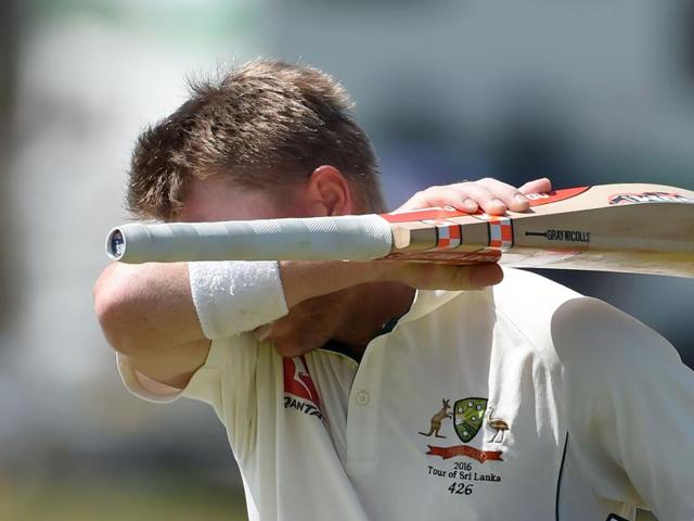 Australians have collapsed against the Lankan spinners and one of the major reasons is their faulty technique against Rangana Herath and Dilruwan Perera. (AFP) Australians have collapsed against the Lankan spinners and one of the major reasons is their faulty technique against Rangana Herath and Dilruwan Perera. (AFP)