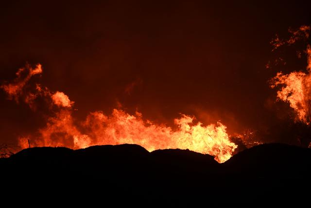 The fire has already devastated some 600 hectares, according to the City Hall and the firefighters. (AFP)
