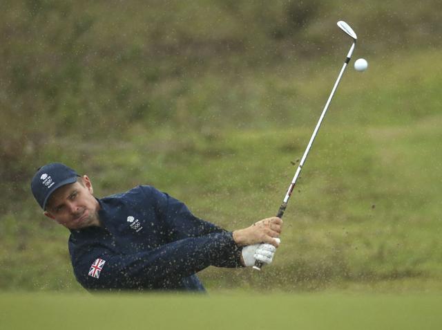 Justin Rose of Great Britain. (REUTERS)