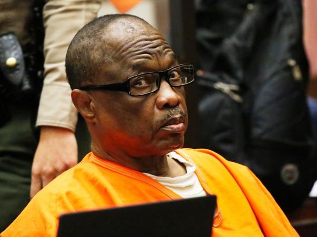 Lonnie David Franklin Jr. during his sentencing at the Superior Court in Los Angeles on Wednesday. (AFP) Lonnie David Franklin Jr. during his sentencing at the Superior Court in Los Angeles on Wednesday. (AFP)
