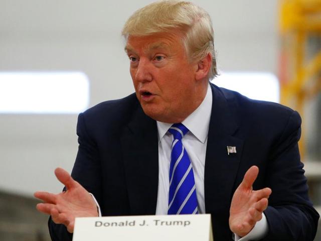 Republican presidential candidate Donald Trump during a campaign event in North Carolina on August 9, 2016.(AFP)
