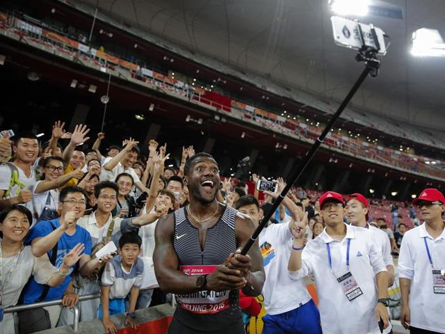 Gatling , who finished third behind Bolt and Yohan Blake in London, has said in his interviews that he is the man who can end Bolt’s dominance. (Getty Images) Gatling , who finished third behind Bolt and Yohan Blake in London, has said in his interviews that he is the man who can end Bolt’s dominance. (Getty Images)