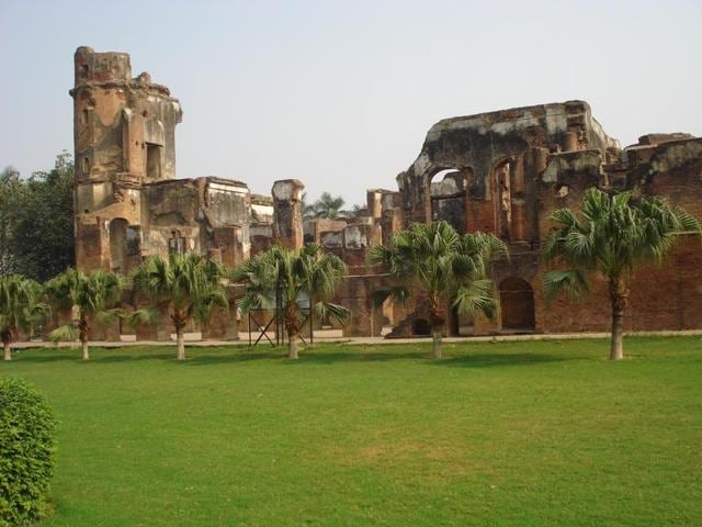 The Lucknow Residency where the siege took place in 1857.(Courtesy Mohi-ud-Din Mirza)