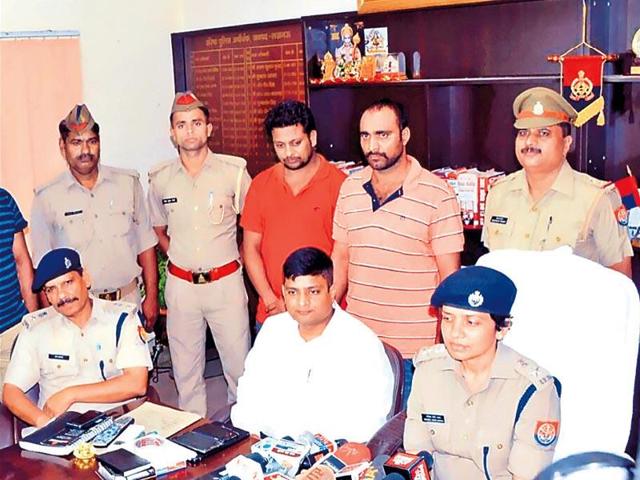 Key conspirators Imran and Jeetesh in police custody(Special arrangement)