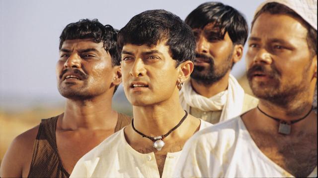 Aamir Khan in a still from Lagaan.