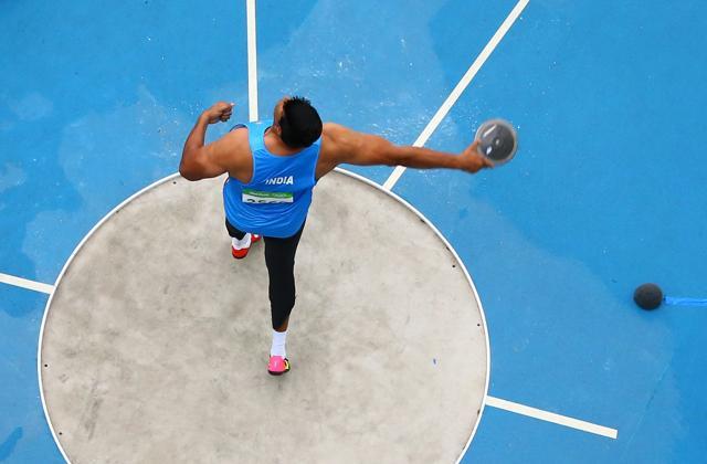 Vikas Gowda in action. (REUTERS)