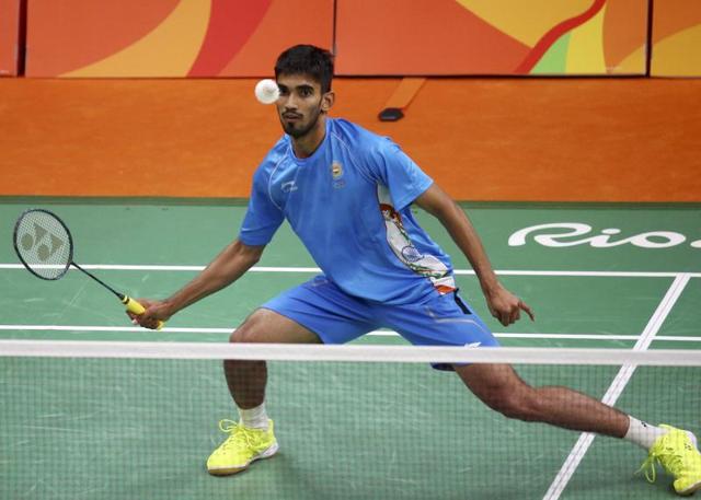 The only Indian to qualify in the men’s singles event, Kidambi Srikanth beat Mexico’s Lino Muzon 21-11, 21-17. (REUTERS)
