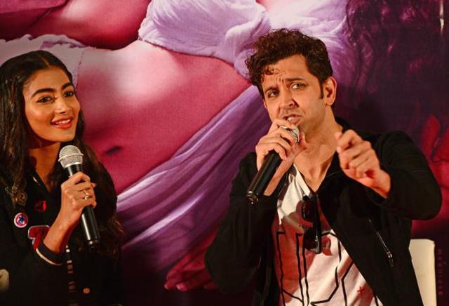 Hrithik Roshan and Pooja Hegde during the promotion of film Mohenjo Daro in Ahmedabad. (PTI) Hrithik Roshan and Pooja Hegde during the promotion of film Mohenjo Daro in Ahmedabad. (PTI)
