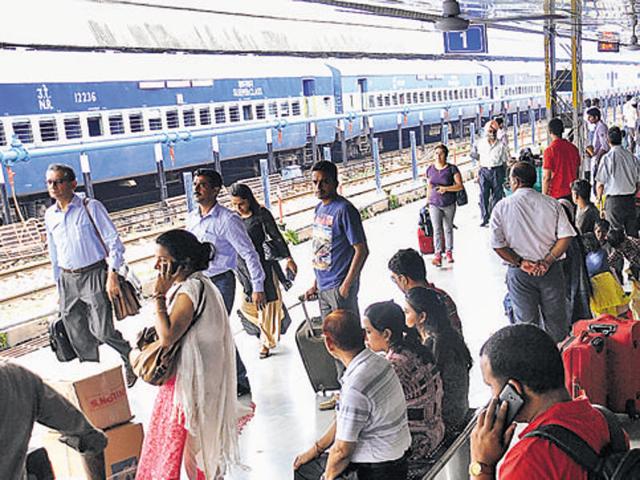 Indian Railways serve approximately 23 million passengers every day.(HT File Photo)