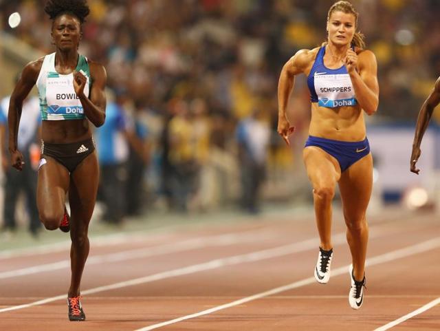 American Towi Bowie (left) and Jamaica’s Elaine Thompson may also be in the running for the 200 title apart from Schippers, the reigning world champion. (Getty Images) American Towi Bowie (left) and Jamaica’s Elaine Thompson may also be in the running for the 200 title apart from Schippers, the reigning world champion. (Getty Images)