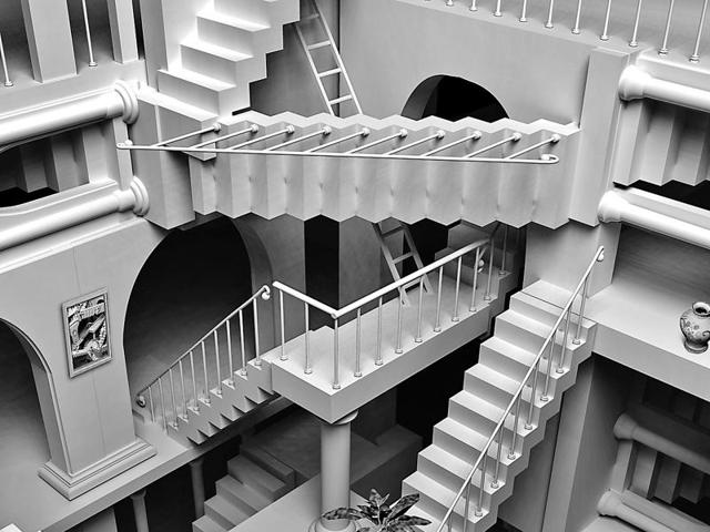 Escheresque: Caught in a bizarre landscape, early Indian ecommerce entrepreneurs were robbed, ridiculed, and even imprisoned.(iStockphoto) Escheresque: Caught in a bizarre landscape, early Indian ecommerce entrepreneurs were robbed, ridiculed, and even imprisoned.(iStockphoto)