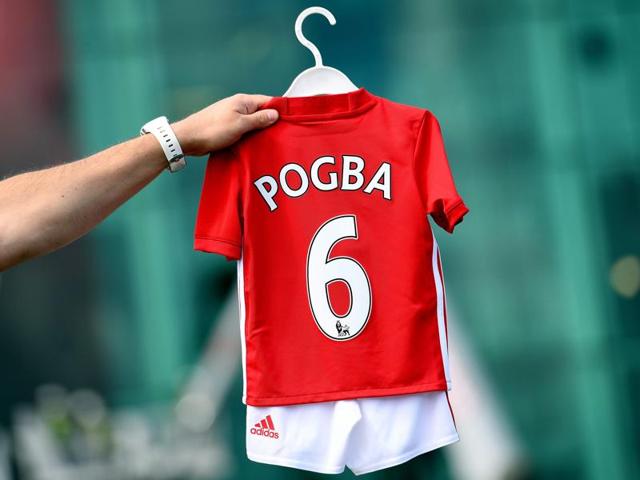 Paul Pogba completed his return to Old Trafford this week for a world-record fee of $116 million (R775cr).(REUTERS)