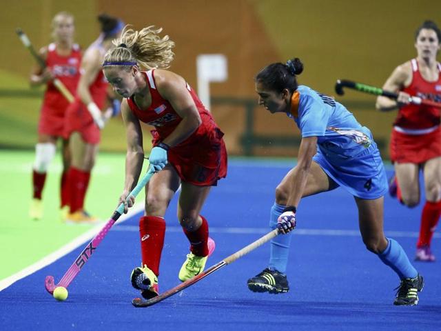 The Indian women’s hockey team continued their dismal campaign, suffering a 0-3 defeat to USA in a Pool B encounter. (REUTERS)
