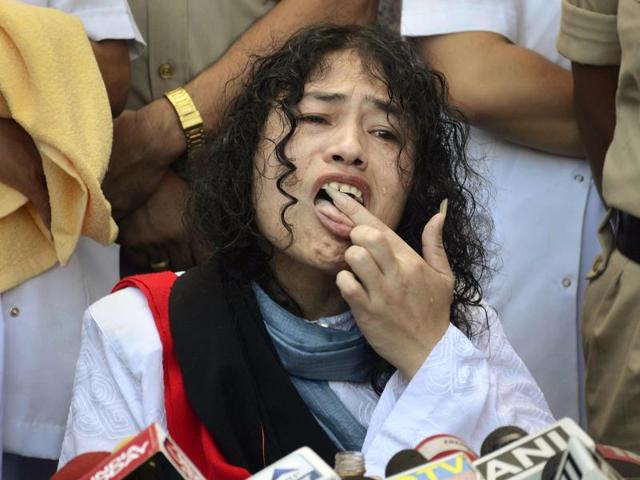 Like Irom Sharmila (pictured above), Arambam Robita Leima said she would launch her fast-unto-death at 10am on Saturday at a community hall in Imphal West district. (AP file photo) Like Irom Sharmila (pictured above), Arambam Robita Leima said she would launch her fast-unto-death at 10am on Saturday at a community hall in Imphal West district. (AP file photo)
