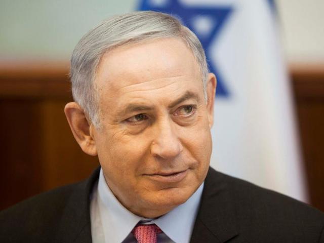 Israeli Prime Minister Benjamin Netanyahu attends a weekly cabinet meeting in Jerusalem. (Reuters Photo) Israeli Prime Minister Benjamin Netanyahu attends a weekly cabinet meeting in Jerusalem. (Reuters Photo)