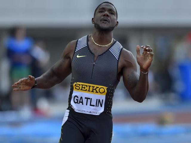 Bolt and his troubled hamstring will be tested by the resurgence of Justin Gatlin of the United States. Gatlin, 34, clocked 9.80 seconds, this year’s fastest time in 100m during the US trials in July. (Getty Images) Bolt and his troubled hamstring will be tested by the resurgence of Justin Gatlin of the United States. Gatlin, 34, clocked 9.80 seconds, this year’s fastest time in 100m during the US trials in July. (Getty Images)