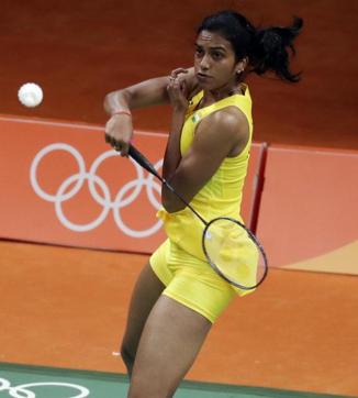 World No. 10 PV Sindhu took just 27 minutes to wrap up the match against Hungarian Laura Sarosi 21-8, 21-9. (AP)