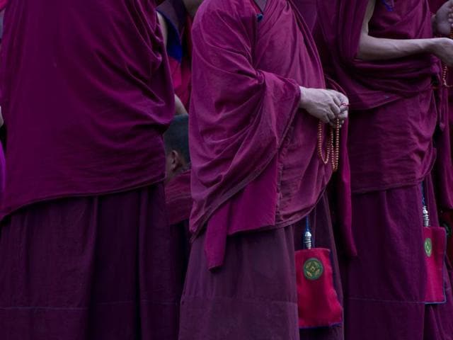 Candidates who pass the final test will present a formal dissertation at the Jokhang Temple in spring before being awarded the “Gexe Lharampa,” equivalent to doctorate, Benba said. (Shutterstock) Candidates who pass the final test will present a formal dissertation at the Jokhang Temple in spring before being awarded the “Gexe Lharampa,” equivalent to doctorate, Benba said. (Shutterstock)