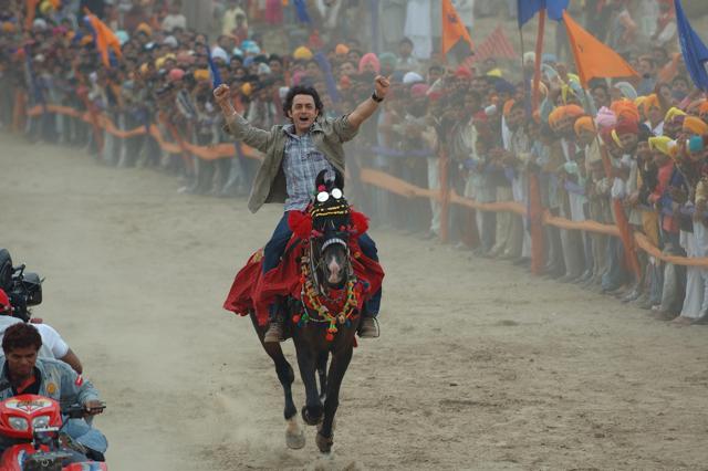 Actor Aamir Khan in a still from the film Rang De Basanti.